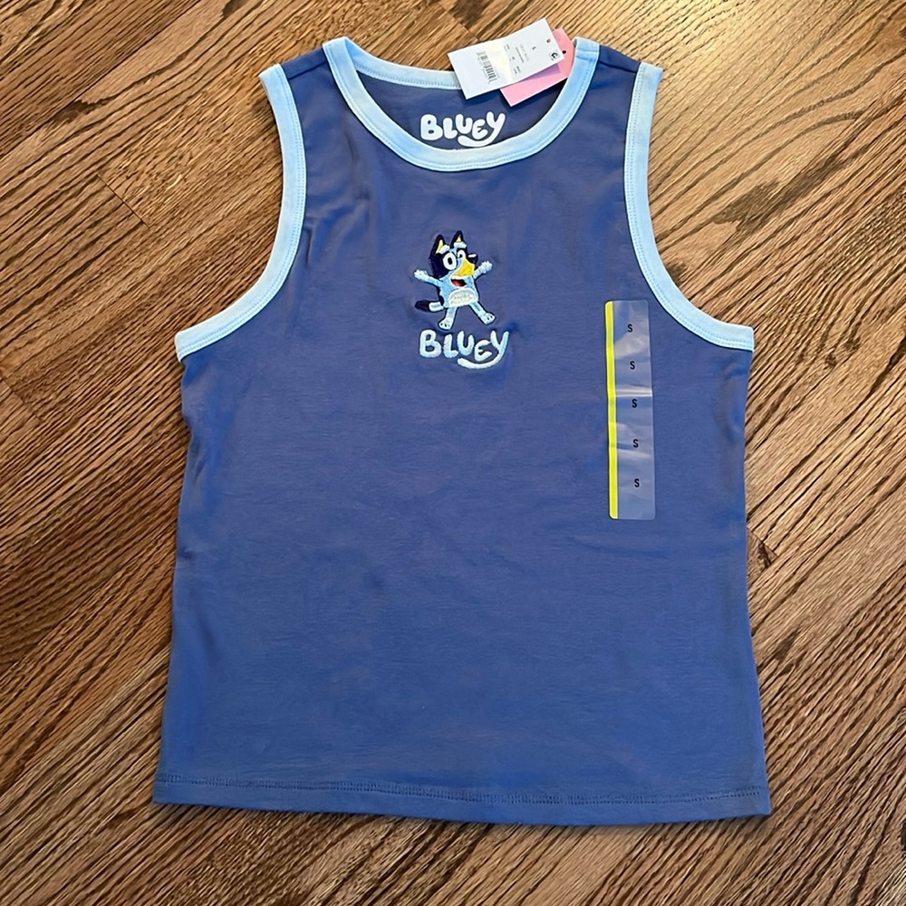 NWT Kids Bluey Tank Top by Hybrid Apparel size Small